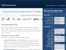 Tablet Screenshot of lifeassurance.org